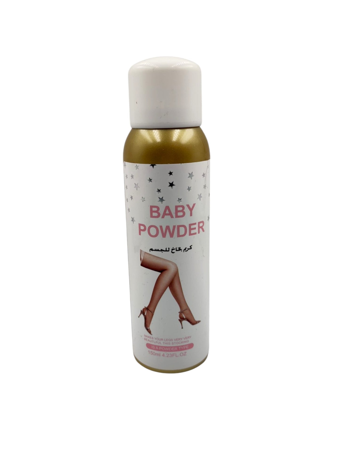 كريم بخاخ تفتيح فوري للجسم 150مل Baby Powder