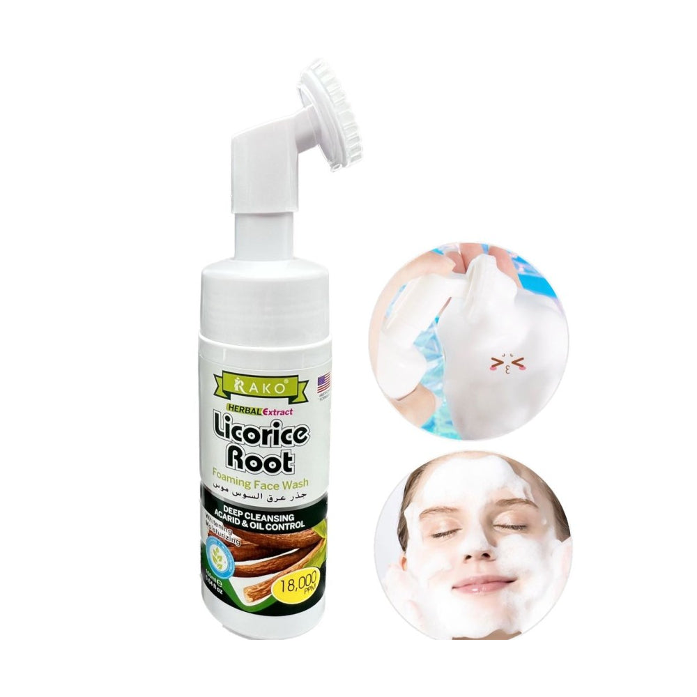 رغوة تنظيف غسول للوجه بخلاصة الأعشاب من راكو 160مل Rako Face Foam