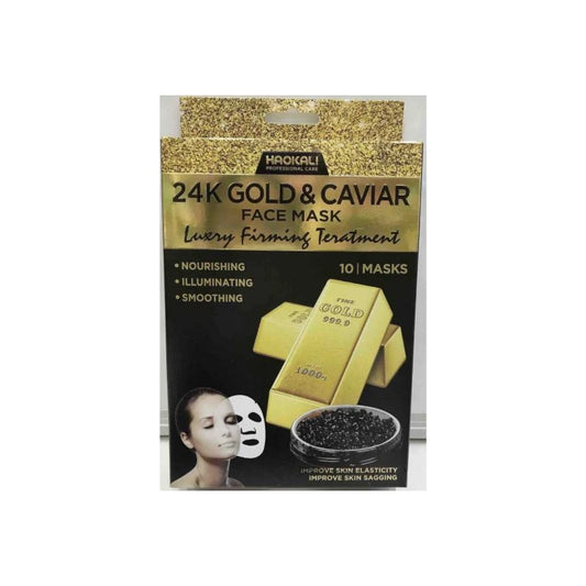 قناع وجه ذهب 24 عدد 10 Haokali