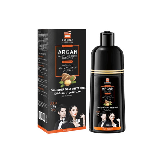 شامبو صبغة شعر سريع 420مل اسود NITRO CINEMA