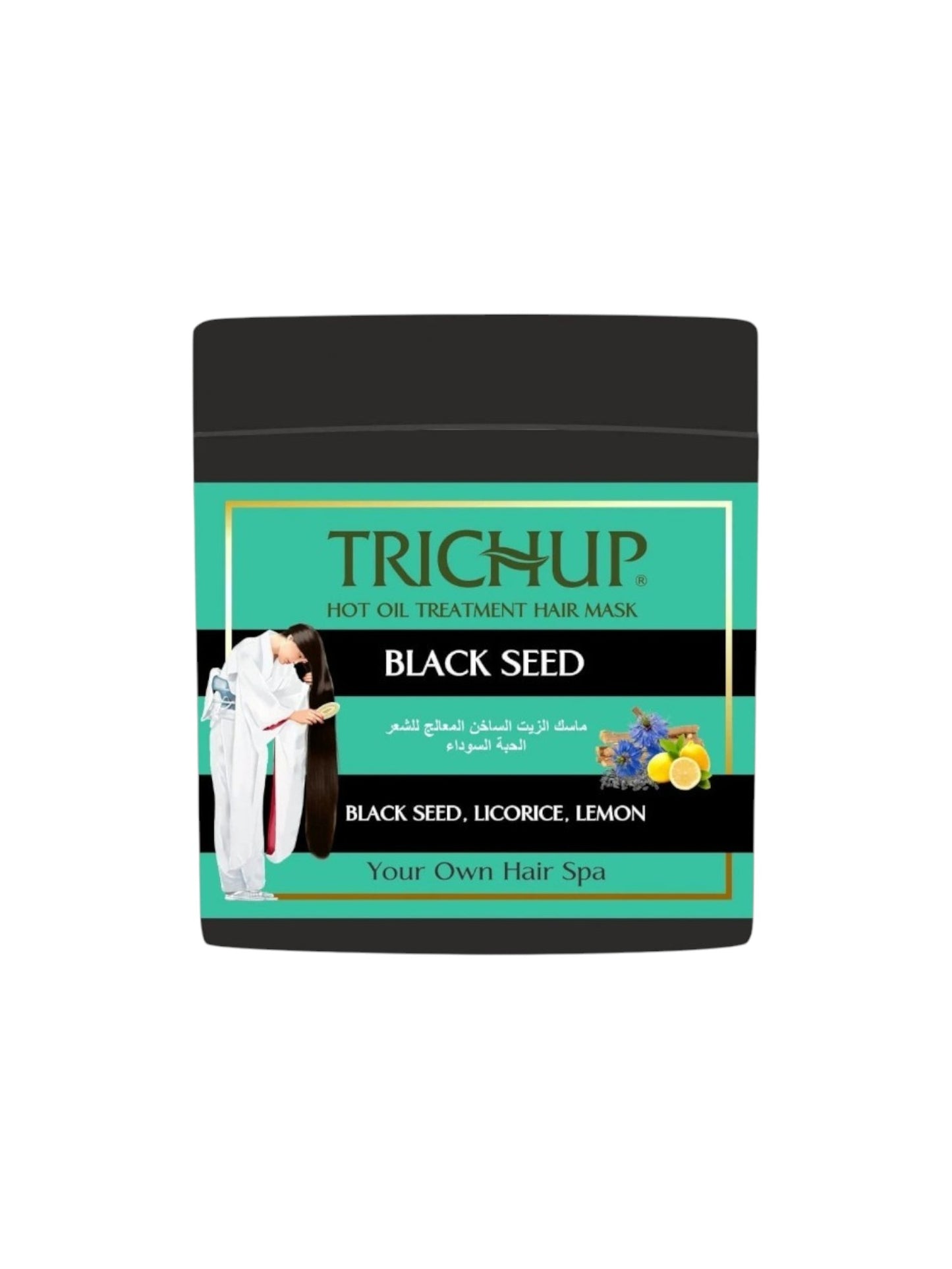 تريشوب ماسك الزيت الساخن المعالج للشعر الحبة السوداء - 500 TRICHUP حمام زيت