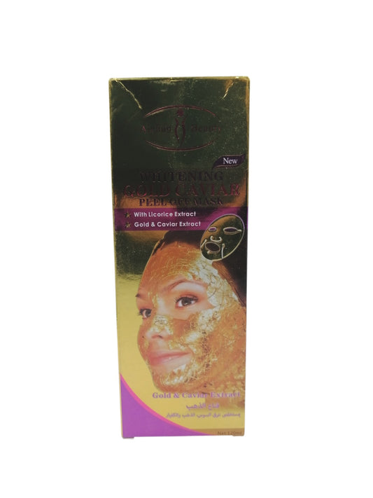 Aichun Beauty Whitening gold caviar peel off mask 120ml قناع الذهب بمستخلص عرق السوس والكافيار