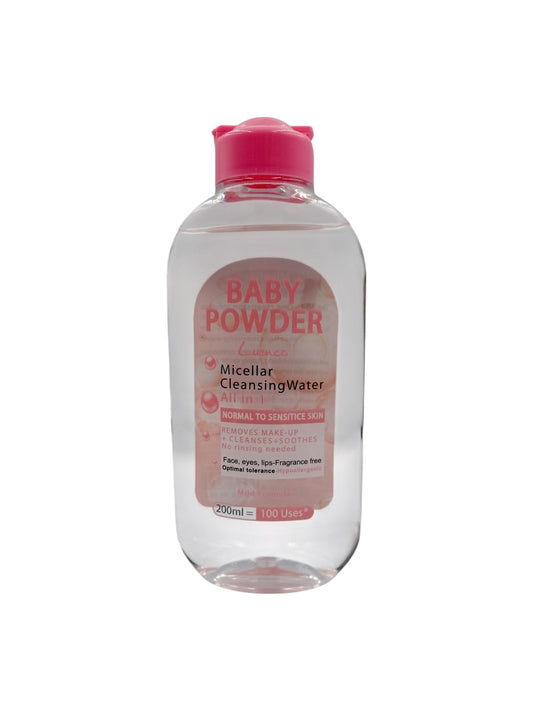 BABY POWDER MICELLAR CLEANSING WATER 200MLميسيلار غسول بابي باودر