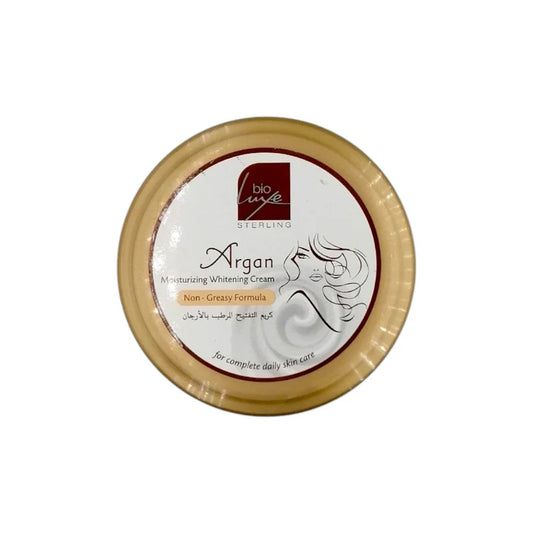Bio Luxe Argan Whitenig Cream 250g بيو لوكس كريم تفتيح ومرطب بالارجان