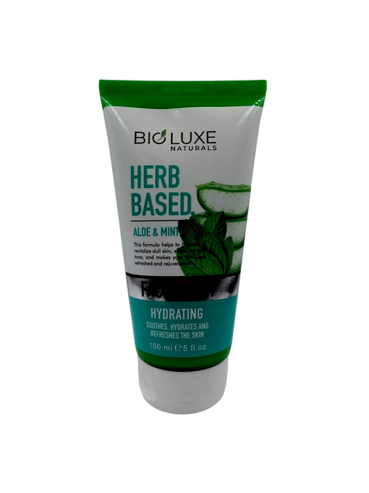 Bio Luxe Face Wash Alovera and mits 150Ml غسول وجه بيو لوكس الوفير ونعنع