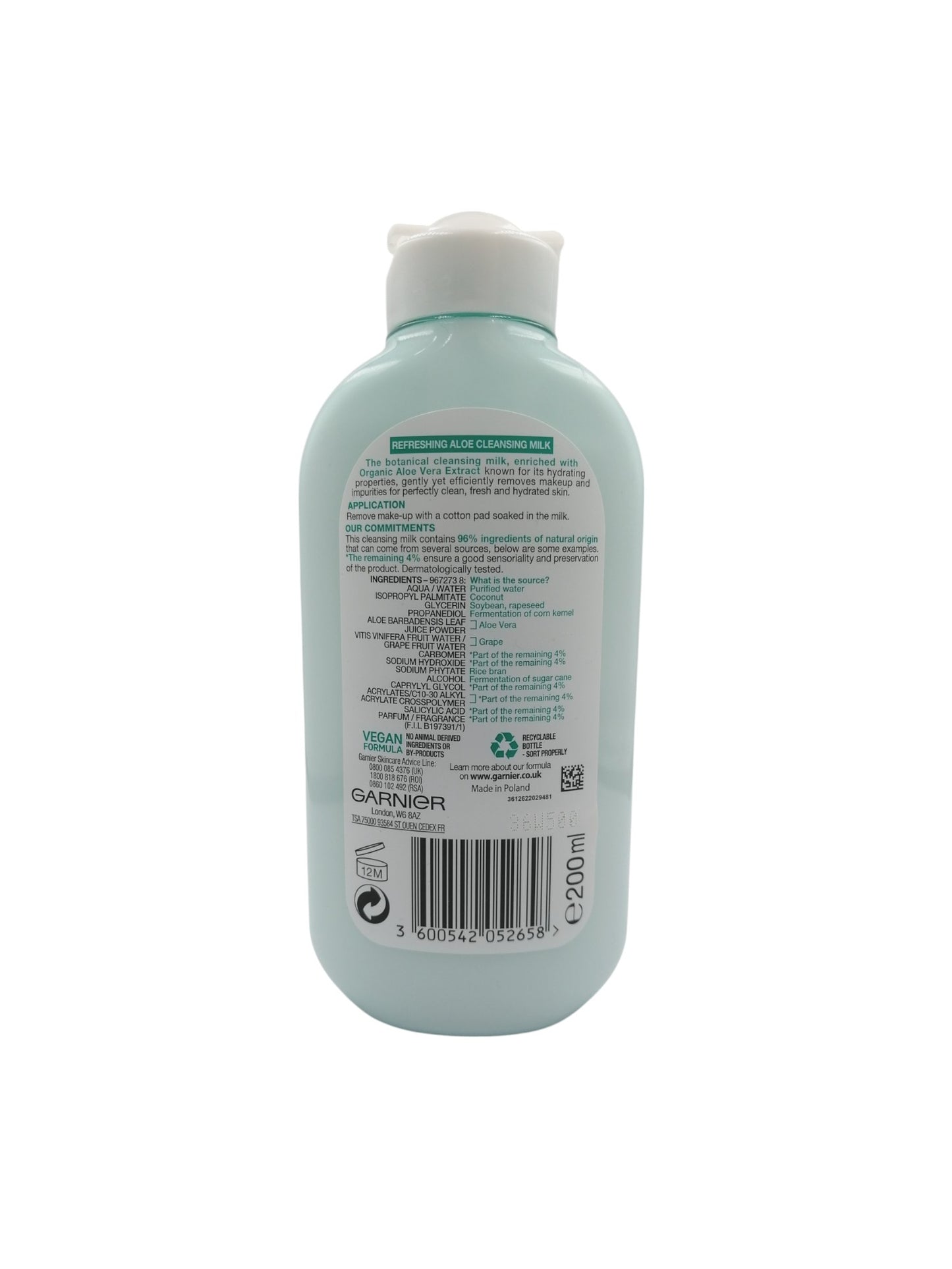 GARNIER SkinActive 200ml غارنير مزيل مكياج حليب
