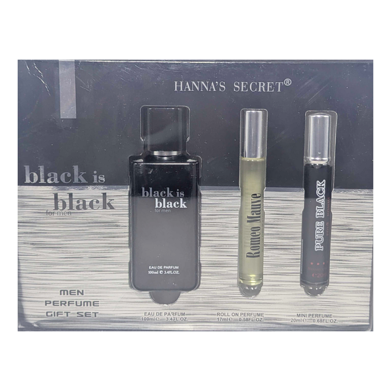 طقم عطر بكج  ثلاث قطع Hannans Secret For Men