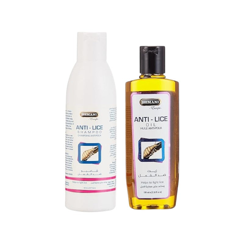 Hemani هيماني زيت ضد القمل+شامبو ضد القمل 150 مل