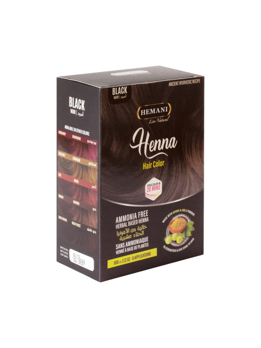 Hemani حنا هيماني للشعر60غرام لون اسود