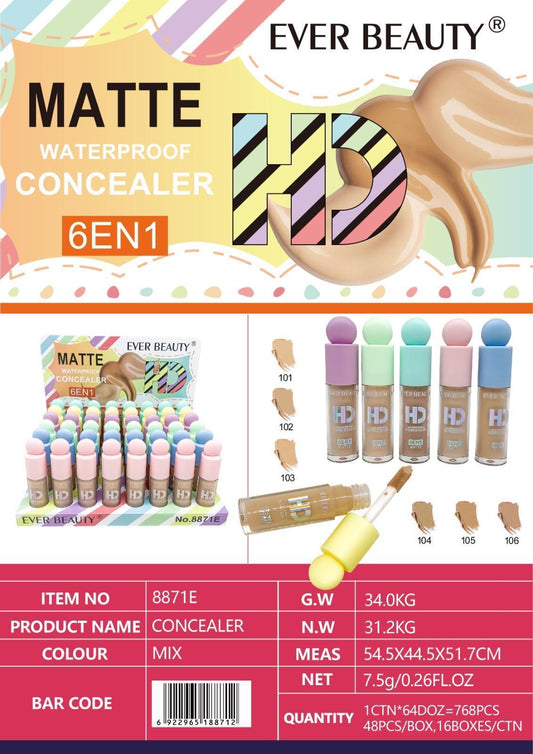 Ever Beauty Concealer Waterproof   ايفر بيوتي كونسيلار ضد الماء