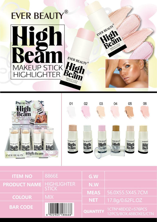 Ever Beauty High Beam Makeup Stick Highlighter ايفر بيوتي هاي لايتر ستيك