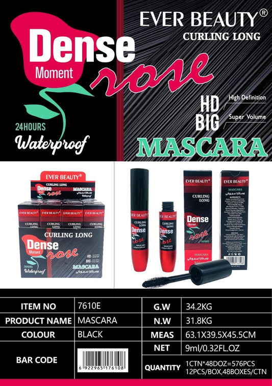 Ever Beauty HD Big Mascara Waterproof ايفر بيوتي مسكارا ومكثف  ضد الماء