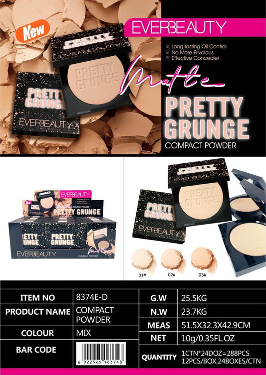 Ever Beauty Compact Powder Matte ايفر بيوتي بودرة حجر مط