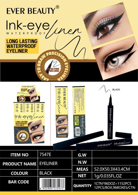 Ever Beauty EyeLiner Waterproof ايفر بيوتي اي لاينر ضد الماء