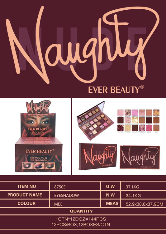 Ever Beauty EyeShadow Palette 18 Colors ايفر بيوتي اي شادو 18 لون