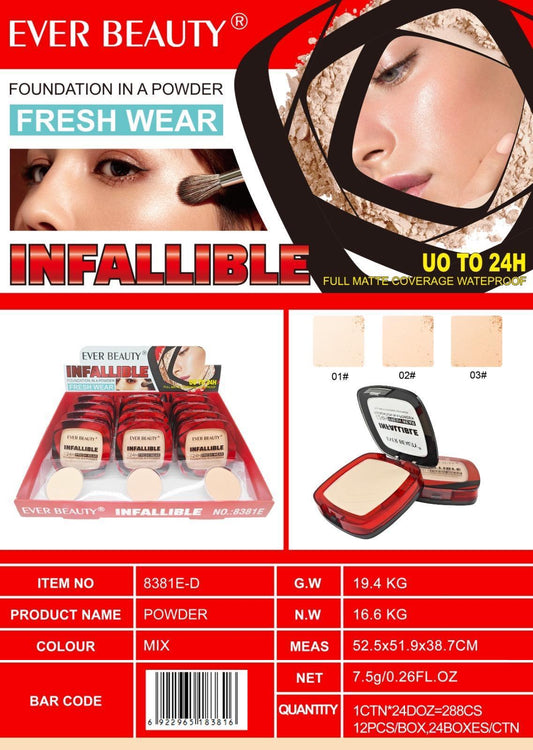 Ever Beauty Foundation in a Powder ايفر بيوتي بودرة حجر