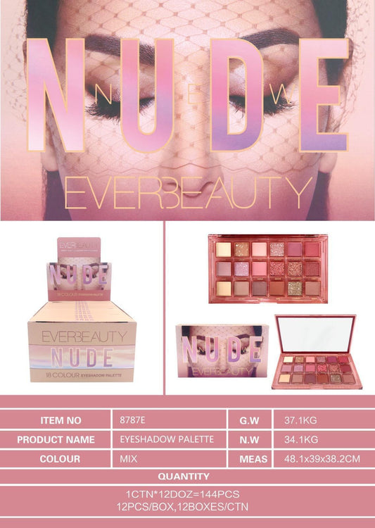 Ever Beauty Node EyeShadow Palette 18 Colors ايفر بيوتي اي شادو 18لون