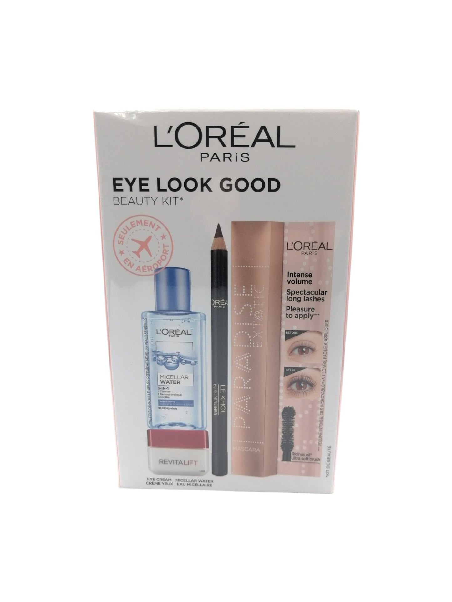 LOREAL EYE LOOK GOOD BEAUTY KIT لوريال مجموعة العناية  اربع قطع