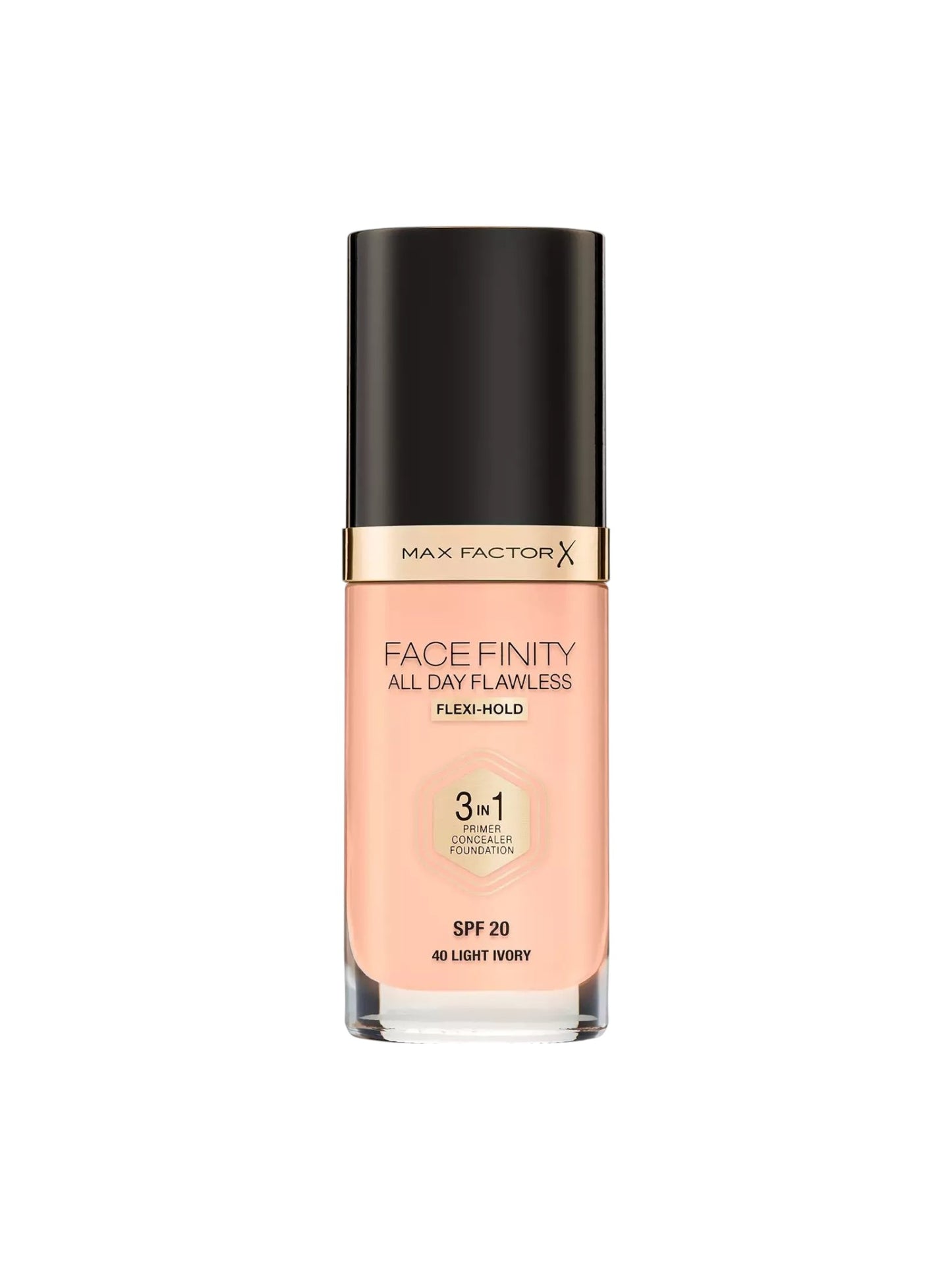 Max Factor Facefinity All Day Flawless 3In1 30 ml Pump bottle Cream Light SPF20 ماكس فاكتور بودرة سائل مع واقي شمس