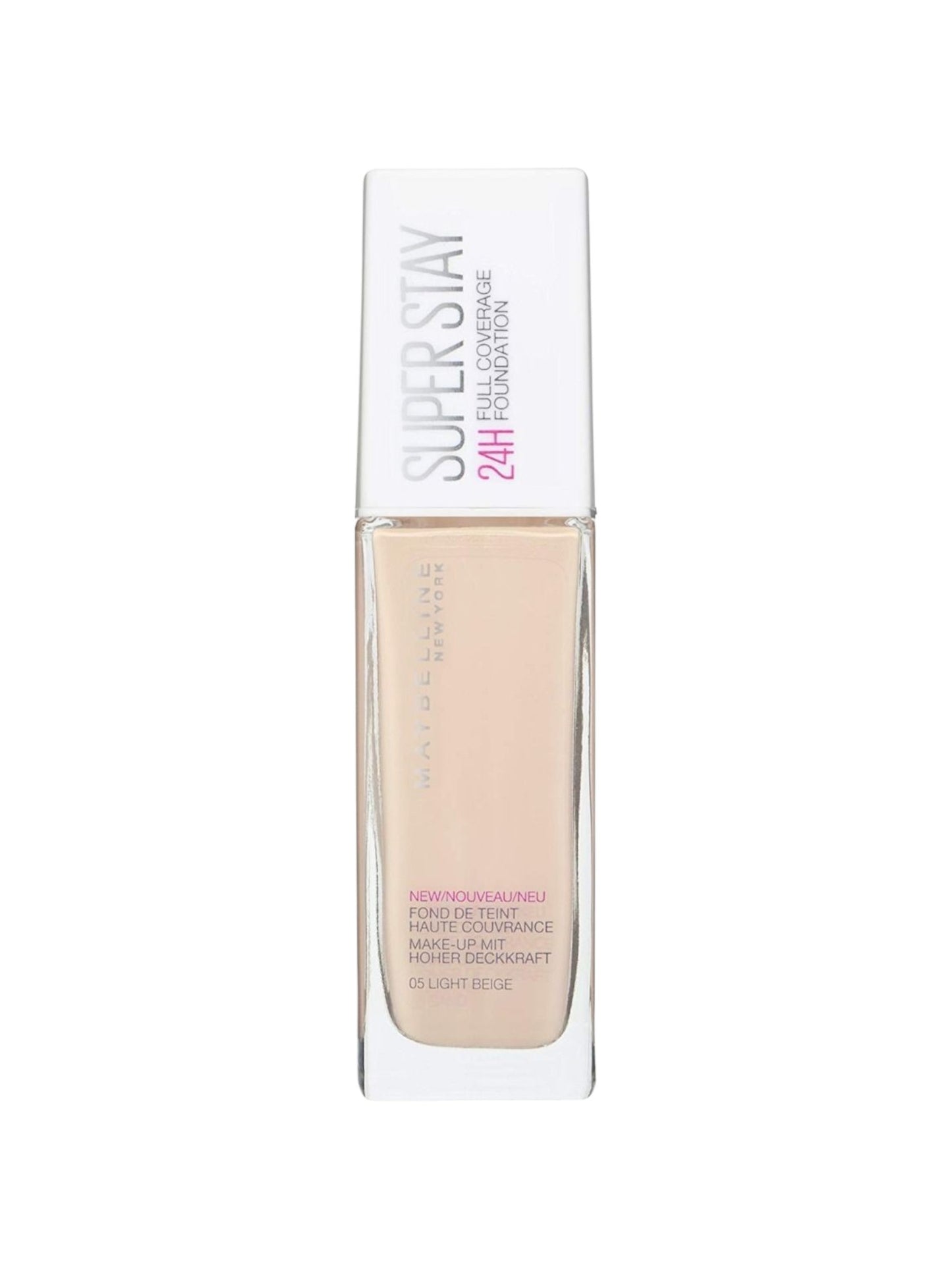 Maybelline Superstay 24H Foundation Light Beige بودرة سائل ميبيلين