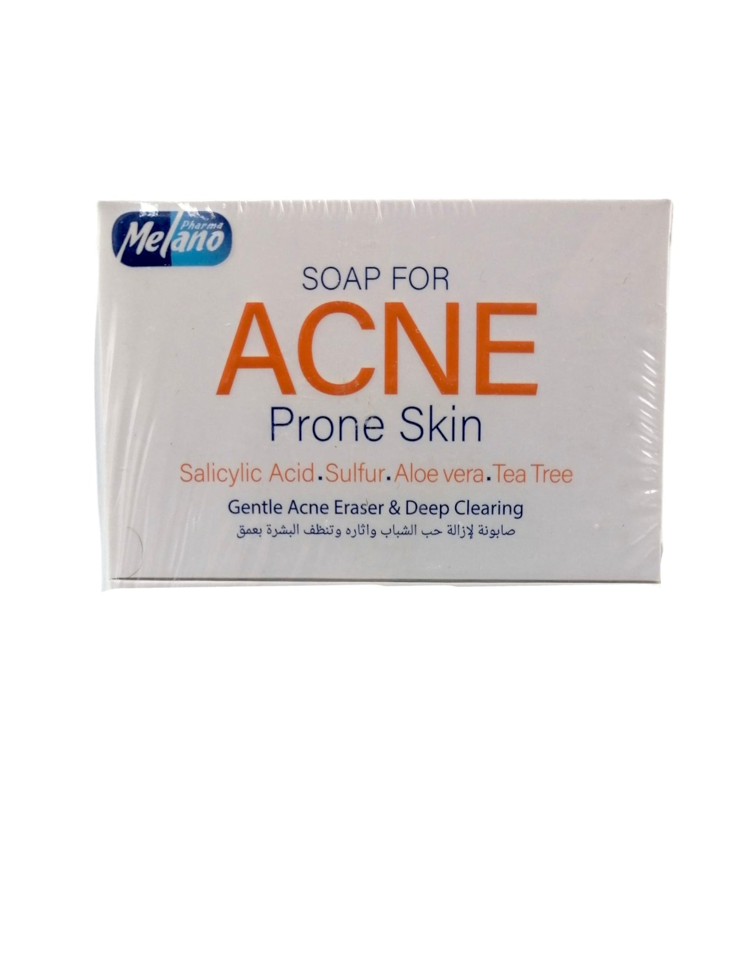 Melano SOAP FOR ACNE Prone Skin ميلانو صابون لازالة حب الشباب وتنظيف البشرة