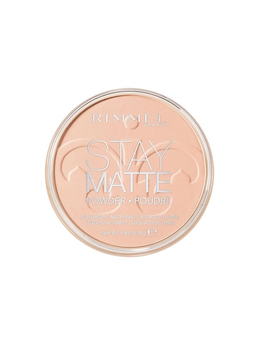 Rimmel Polvo Maq Stay Matte Powder Warm Beige 002 ريميل بودرة حجر