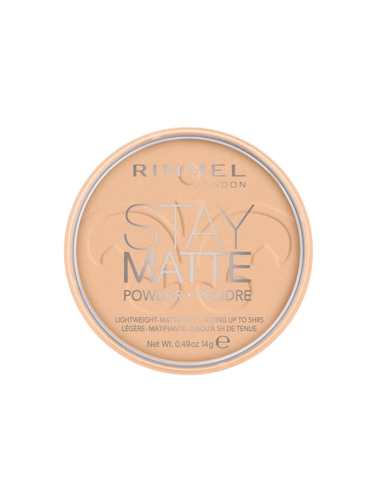Rimmel Polvo Maq Stay Matte Powder Warm Beige 006 ريميل بودرة حجر