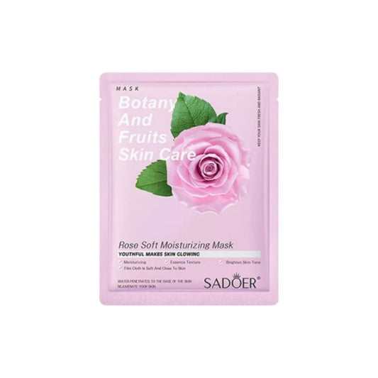 SADOER Rose Essence Nourish Skin Face Sheet Mask قناع وجه