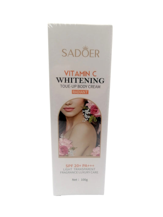 SADOER Sunscreen SPF 20+ PA+++   مرطب مع واقي شمس للجسم والوجه
