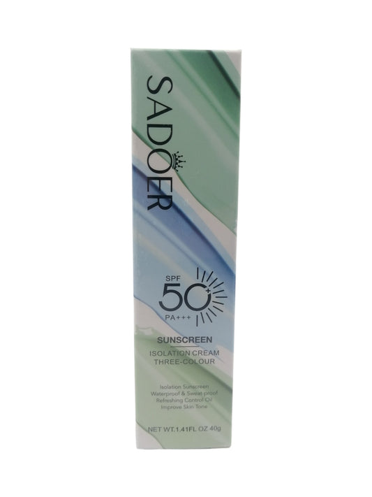 SADOER Sunscreen SPF 50+ PA+++ 40g واقي شمس
