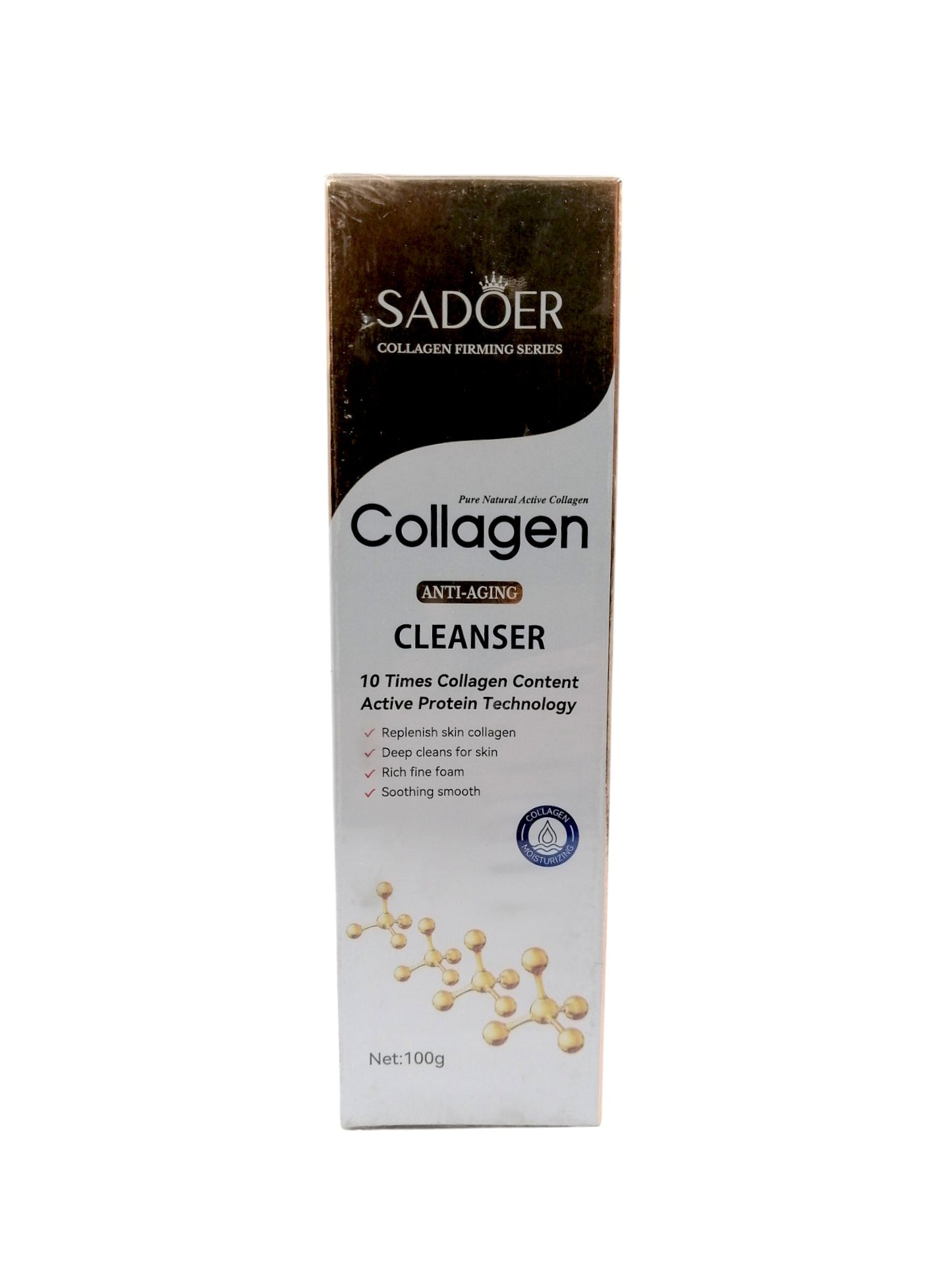 المضاد للشيخوخة – تنظيف عميق وتجديد للبشرة Sadoer Collagen غسول 100غرام
