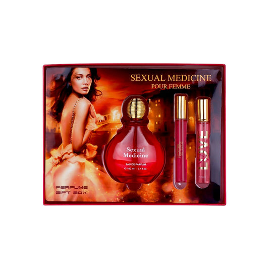 Sexual Medicine Pour Femme عطر فرموني بكج ثلاث قطع