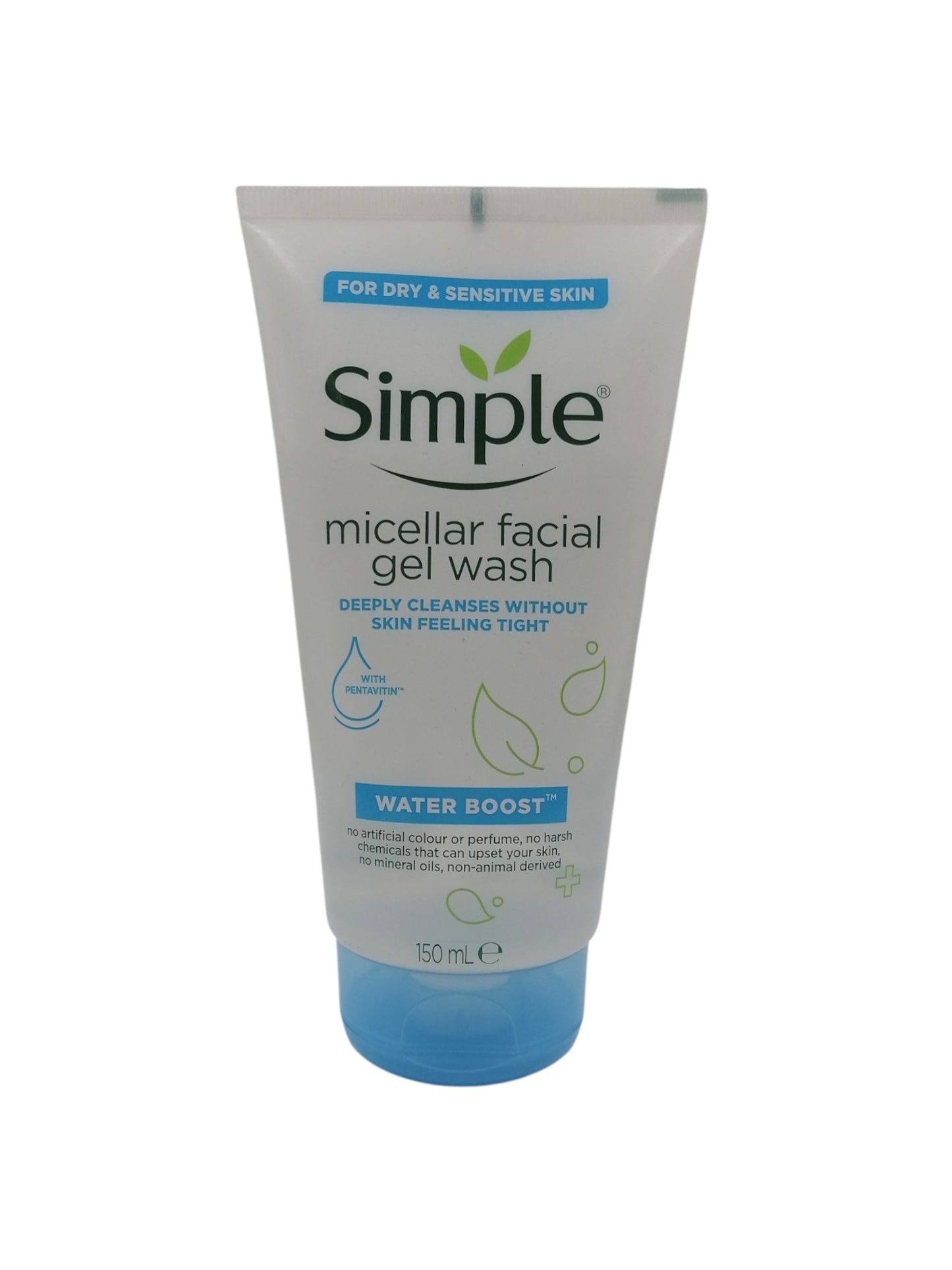 Simple Micellar facial gel wash 150ml ميسيلار جل غسول من سيمبيل