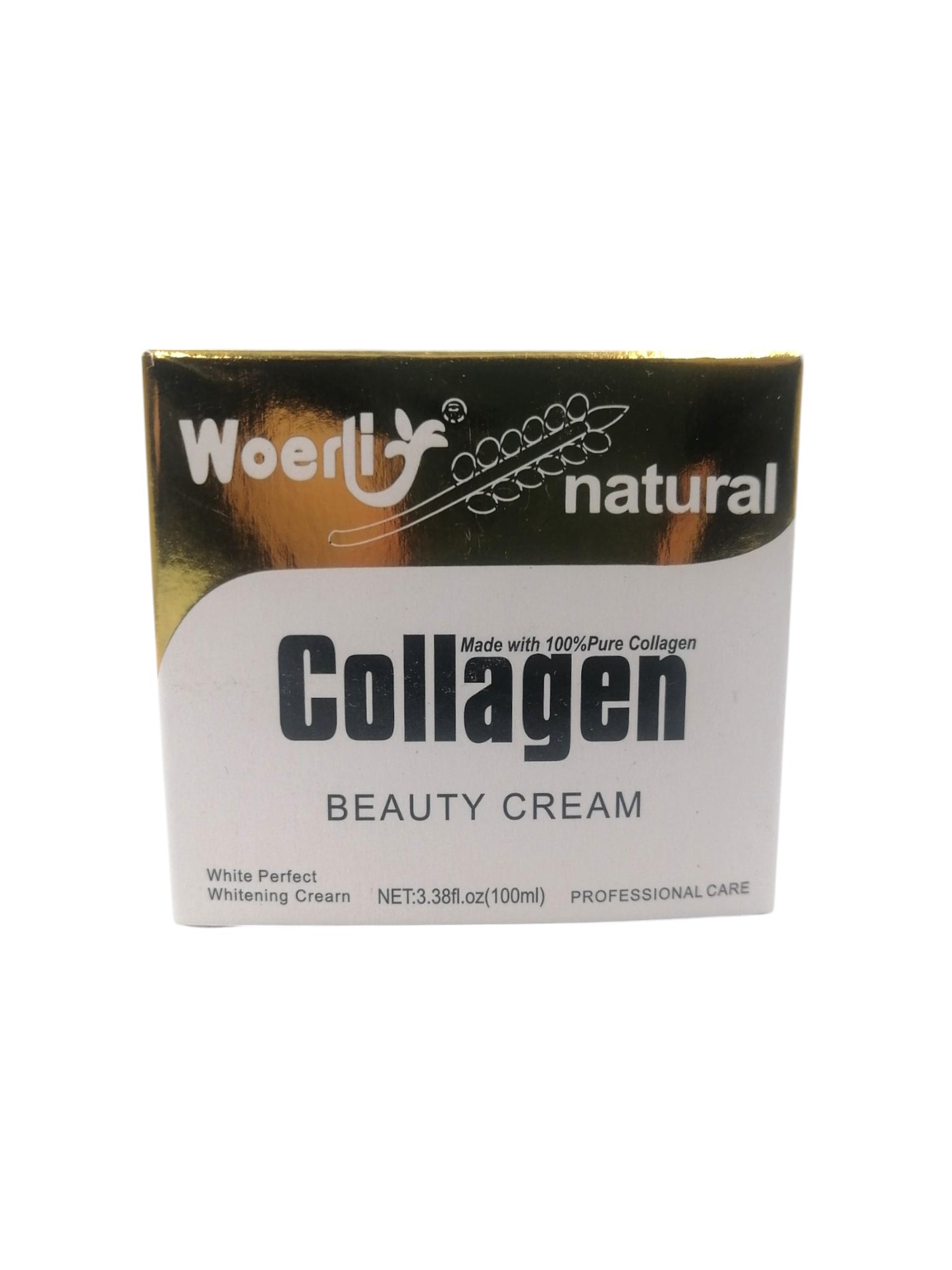 WOERLI NATURAL COLLAGEN BEAUTY CREAM 100ml كريم مرطب مضاد للشيخوخة بالكولوجين