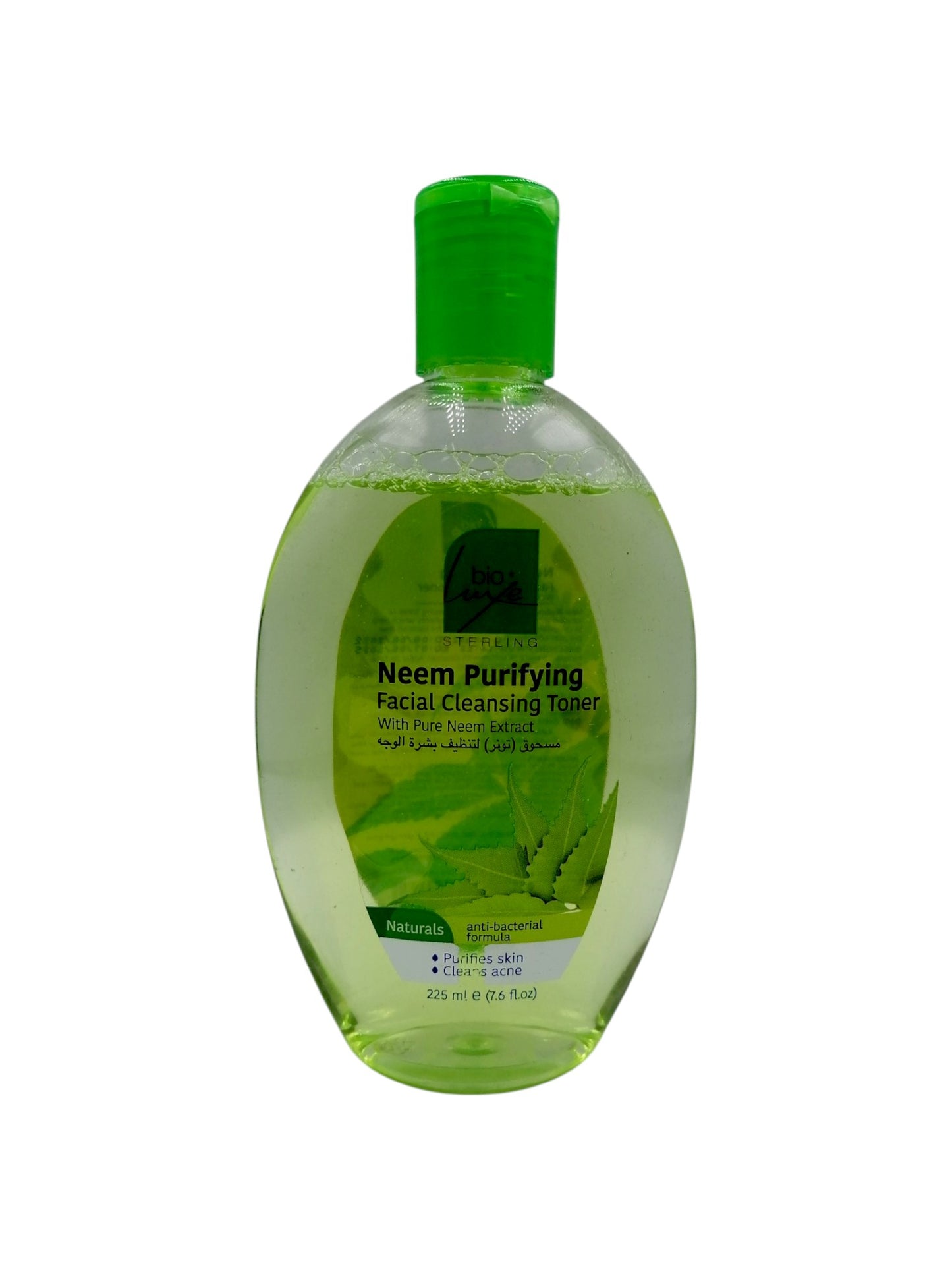 bio luxe neem purifying facial cleansing TONER 225ML تونر بيو لوكس
