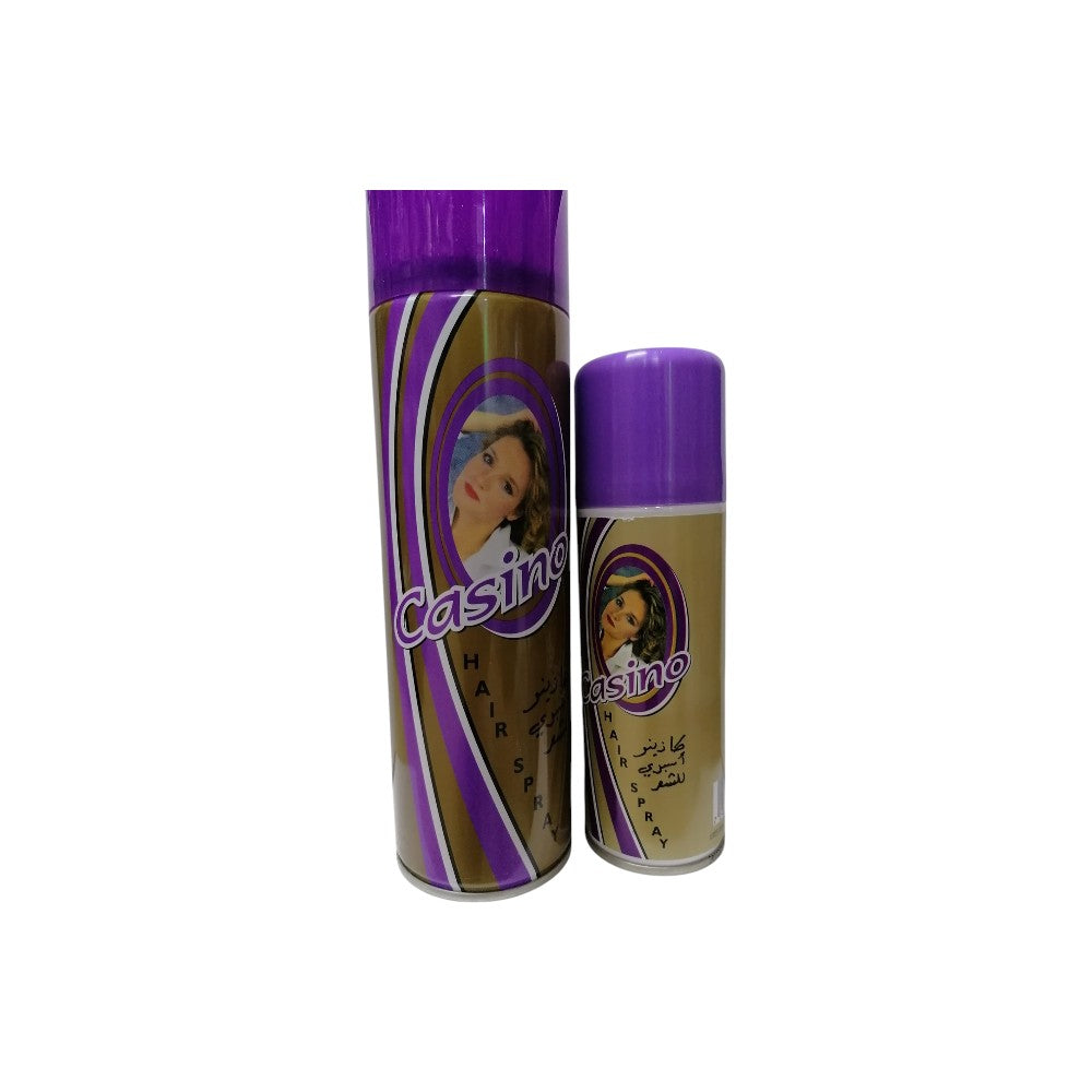 casino hair spray 250ml and 500ml كازينو سبراي شعر