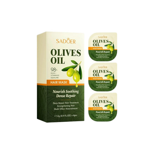 sodar olive oil hair mask 12g ماسك شعر زيت زيتون 6قطع