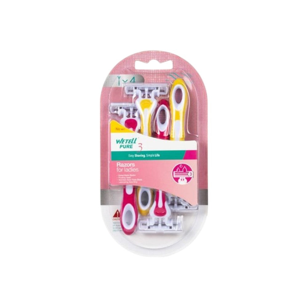 شفرات عدد 4 Wetell Pure