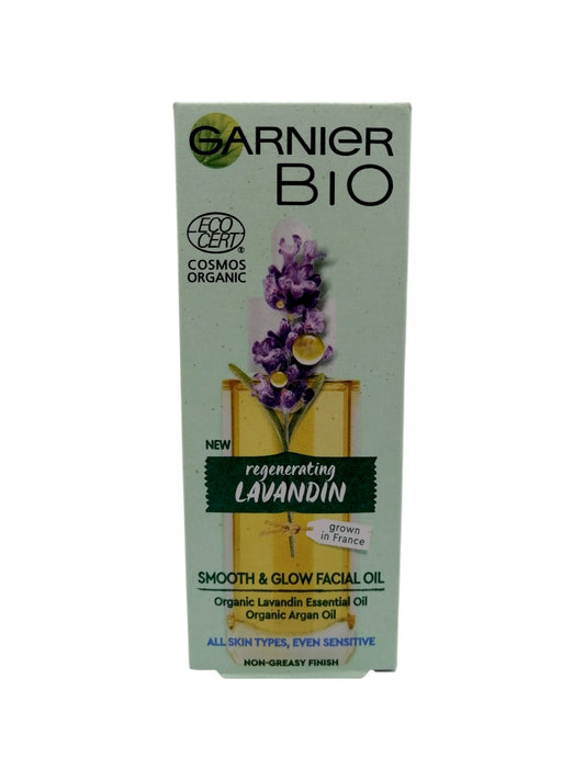 GARNIER BIO SMOOTH& GLOW FACIAL OIL 30ML غارنير زيت للوجه