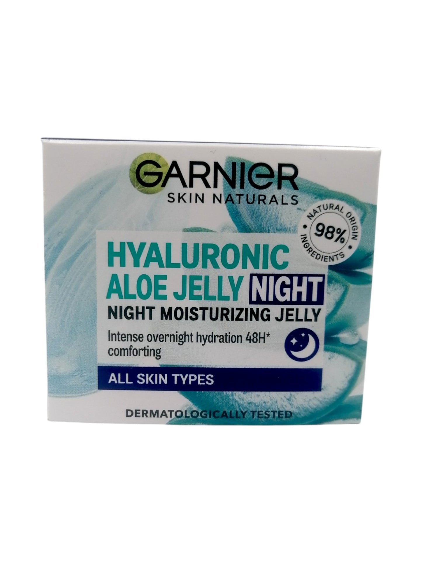 GARNIER Skin NATURALS HYALURONIC AOE JELLY NIGHT ALL SKIN TYPES غارنير جل مرطب ليلي