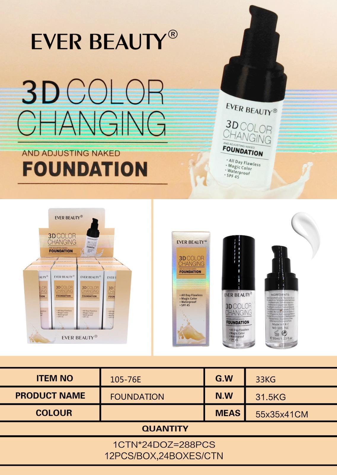 Ever Beauty Foundation ايفر بيوتي فاونديشين بودرة سائل 