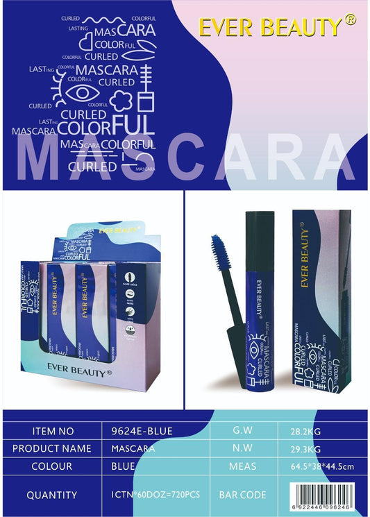 Ever Beauty Mascara Color Blue  ايفر بيوتي مسكارا لون ازرق