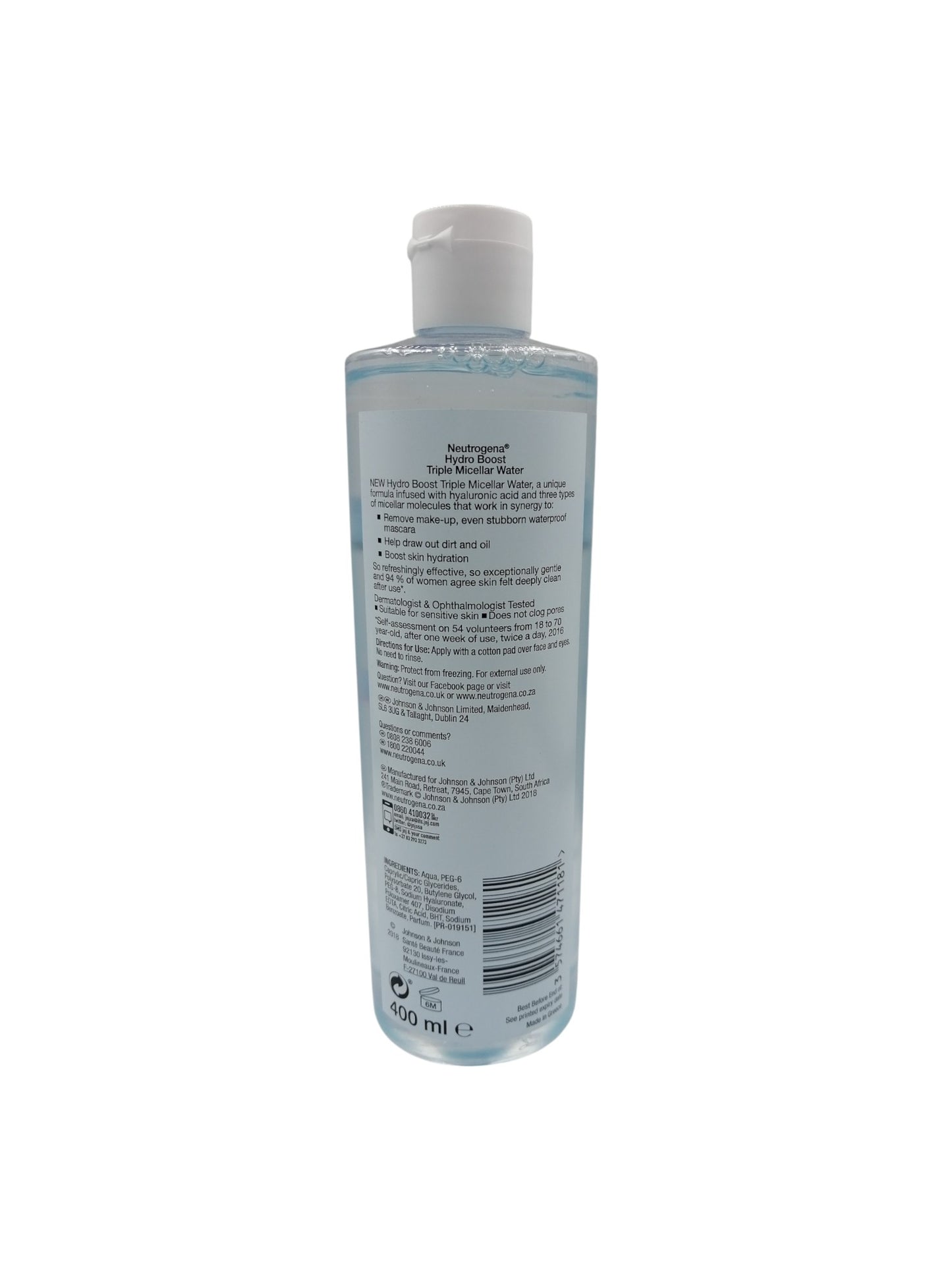 Neutrogena MICELLAR CLEANSING WATER400ML ماء ميسيلار نيتروجينا