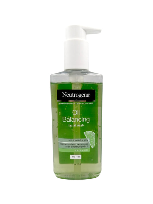 Neutrogena OIL FACE BALANCING WASH 200MLنيتروجينا غسول زيت وجه