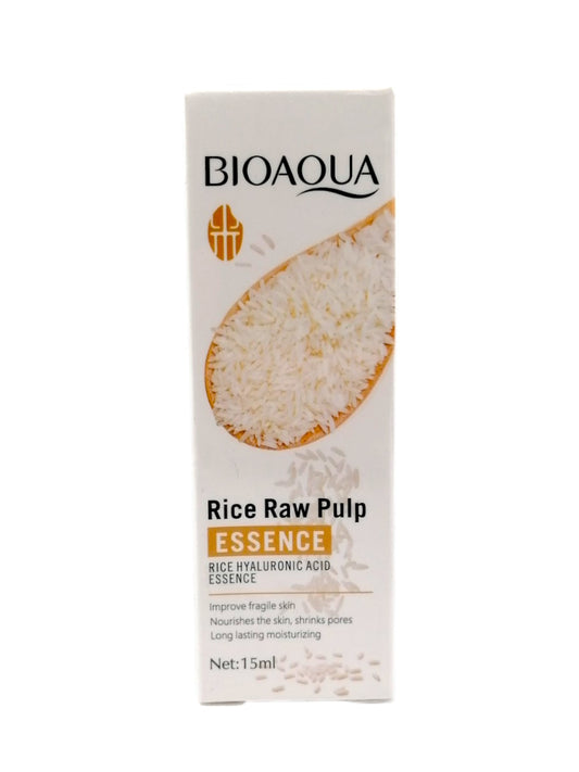 Rice Raw Pulp Essence & Rice Hyaluronic Acid Essence  الأرز الخام وحمض الهيالورونيك