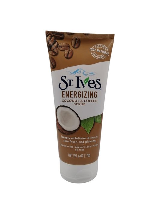St.Ives ENERGIZING COCONUT&COFFE 170ML مقشر وجه