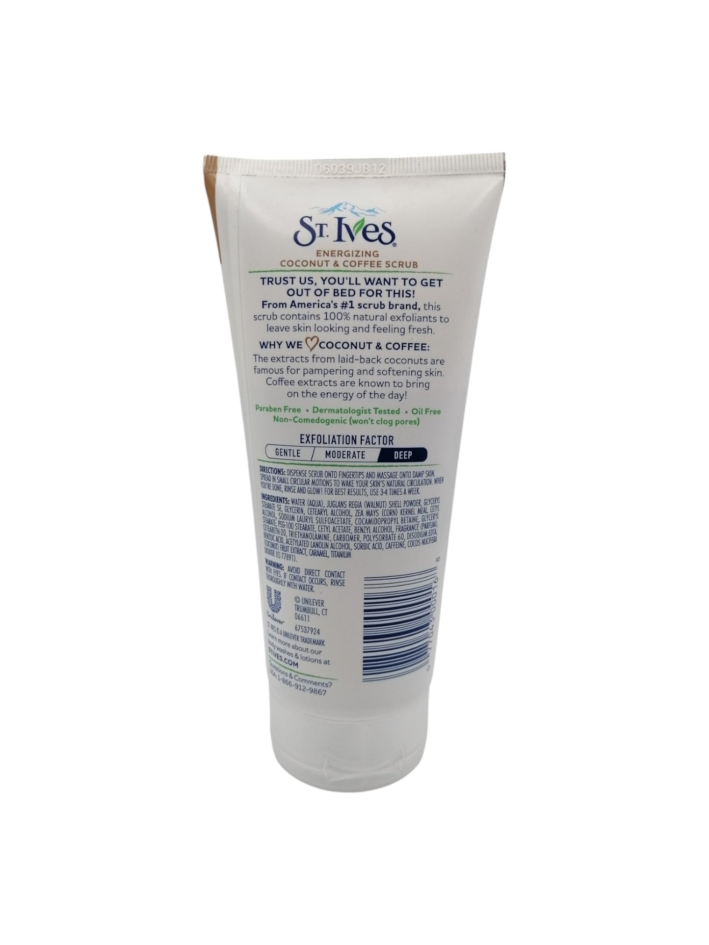 St.Ives ENERGIZING COCONUT&COFFE 170ML مقشر وجه