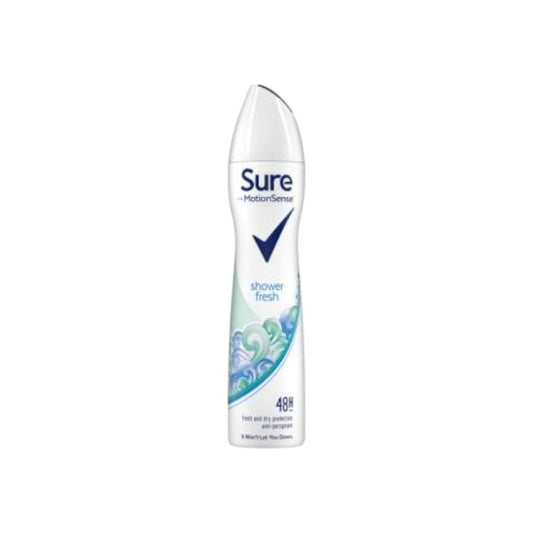 Sure Anti-perspirant Aerosol Shower Fresh 250ml مزيل عرق